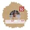 Beige Suede Mat Board for 5x5 Inch Frames - Circle Opening for 3x3 Photos